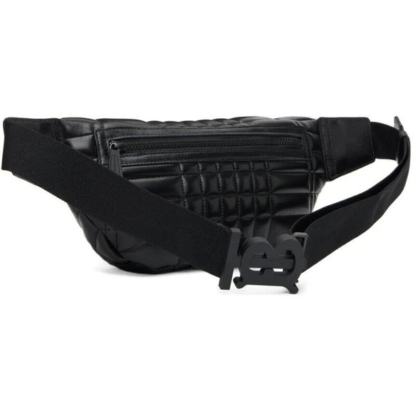 BURBERRY Black Sonny Leather TB Quilted Belt Bum Bag Crossbody Unisex RSP $1,350 - Picture 5 of 16